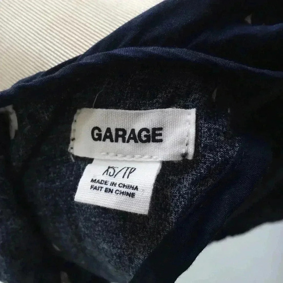 Garage Blue Floral Romper with Cut Out Back Detail - Picture 7 of 7